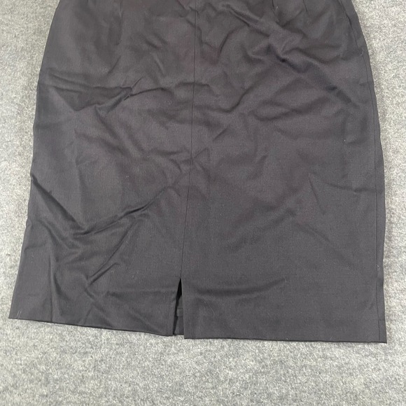 Nygard Collection Skirt Womens 10 Black Wool Straight New York Times Deadstock - Picture 11 of 12